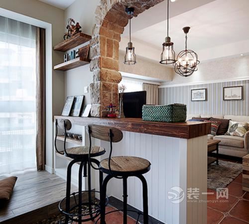 【招远瑞博装饰】玄关吧台装修效果图欣赏 进门的享受
